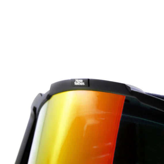 Horsefeathers Patriot Bike Googles (black/mirror Red)