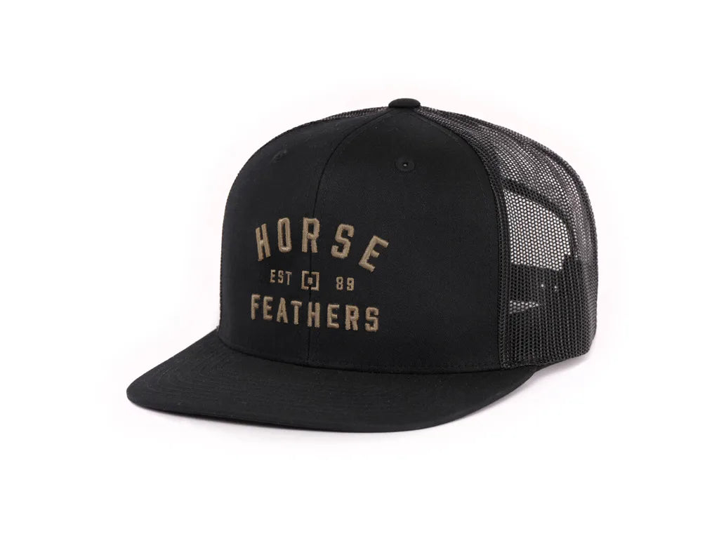 Horsefeathers Sign Cap (black)