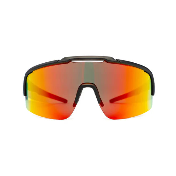 Horsefeathers Recoil Bike Sunglasses (matt Black/mirror Red)