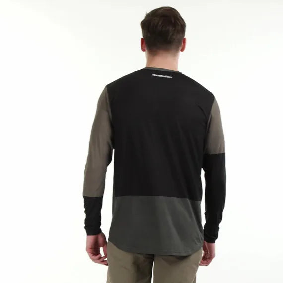 Велосипедна фланелка Horsefeathers Quantum Ls (химера/орех)