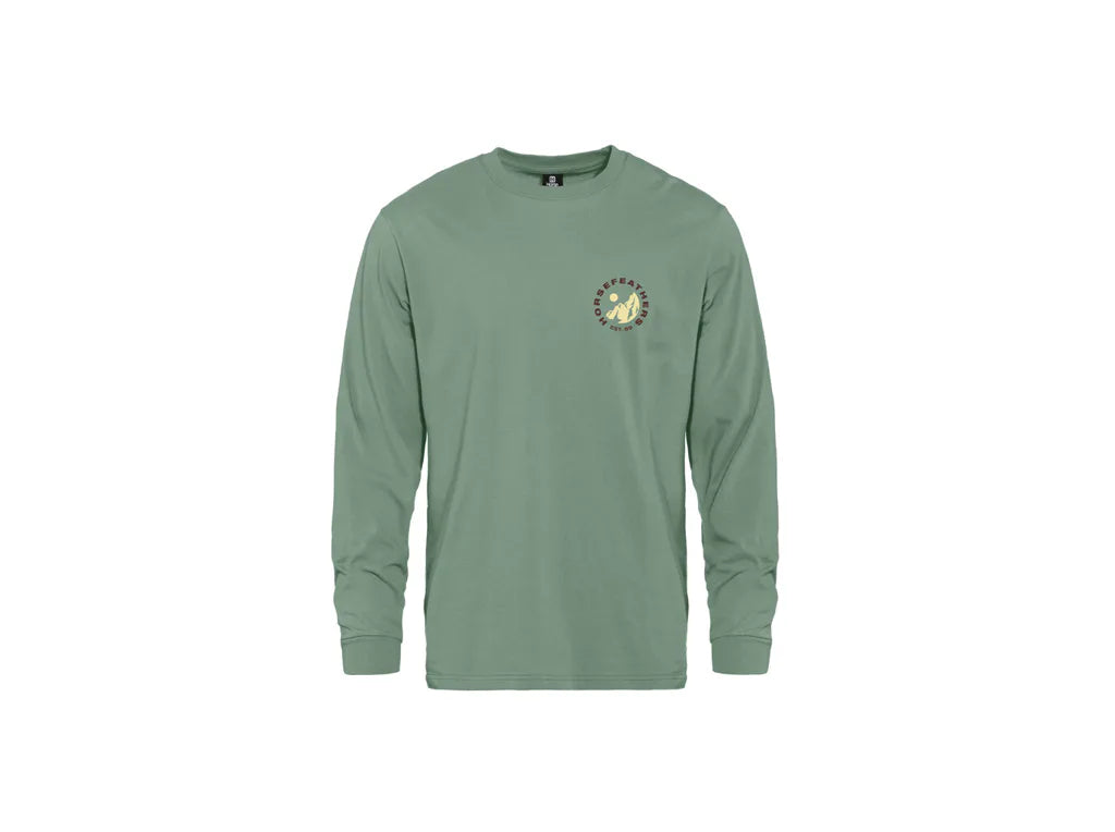 Horsefeathers Altitude Ls Tshirt (iceberg Green)