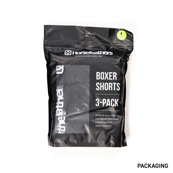 Horsefeathers Manny 3pack Boxer Shorts (black)