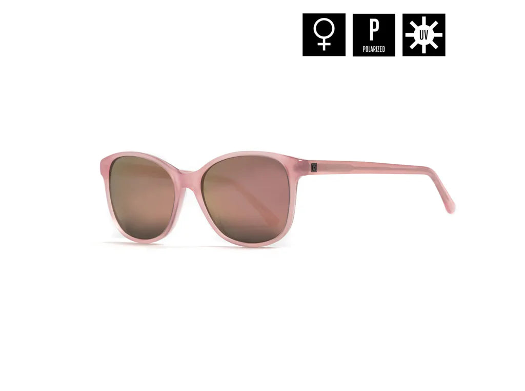 Horsefeathers Chloe Sunglasses (gloss Rose/mirror Champagne)