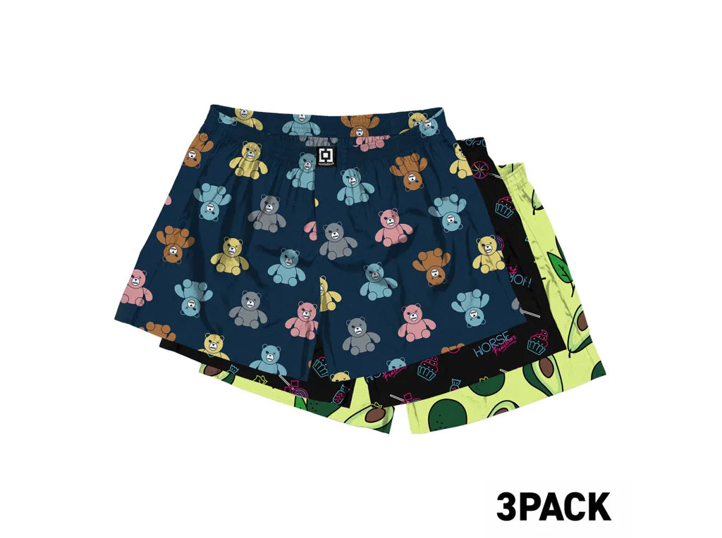 Horsefeathers Manny 3pack Boxer Shorts (bundle 5)