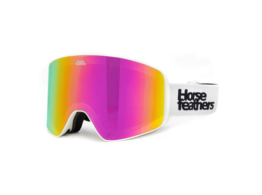 Horsefeathers Lynx Goggles (white/mirror Pink)