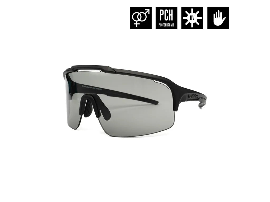 Horsefeathers Recoil Photochromic Bike Sunglasses (matt Black/gray)