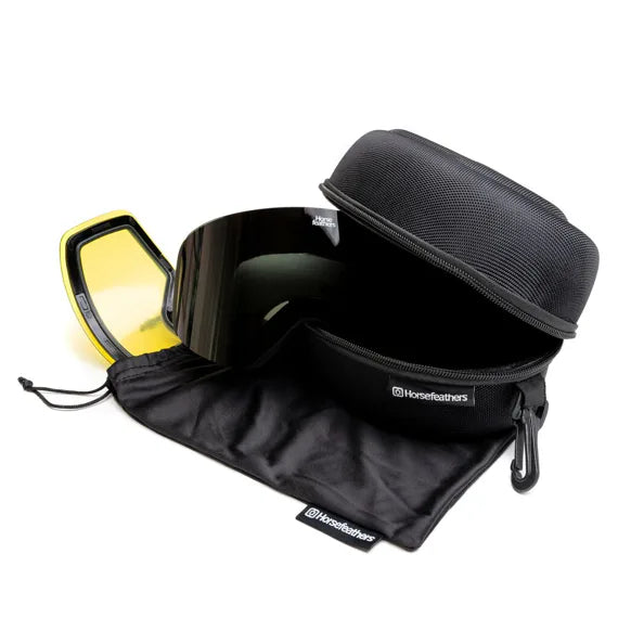 Horsefeathers Colt Goggles (sort/røg)