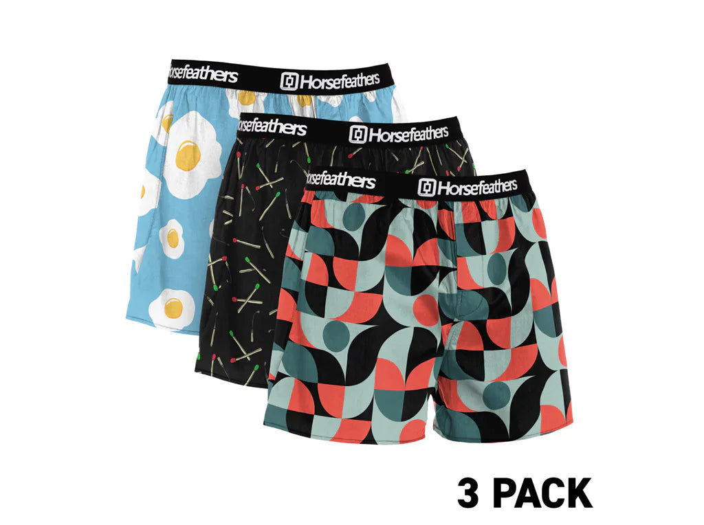 Horsefeathers Frazier 3pack Boxer Shorts (bundle 7)