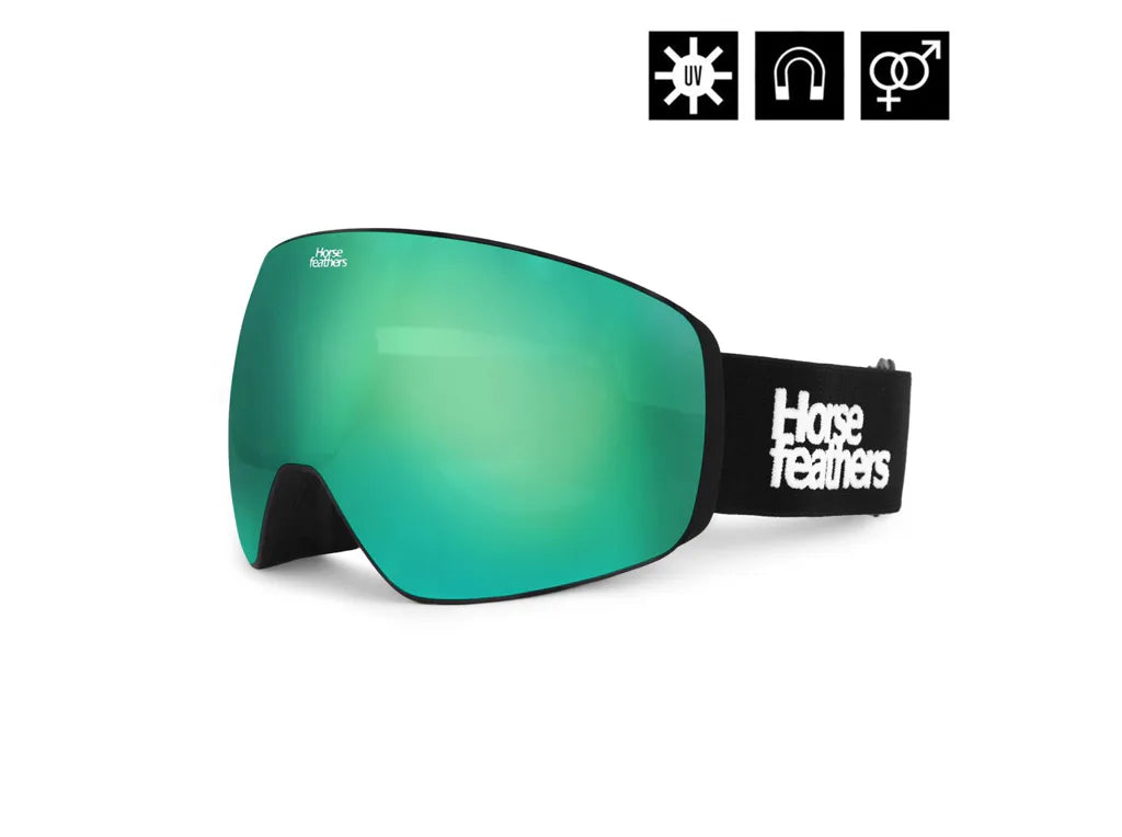 Horsefeathers Scout Goggles (black/mirror Green)