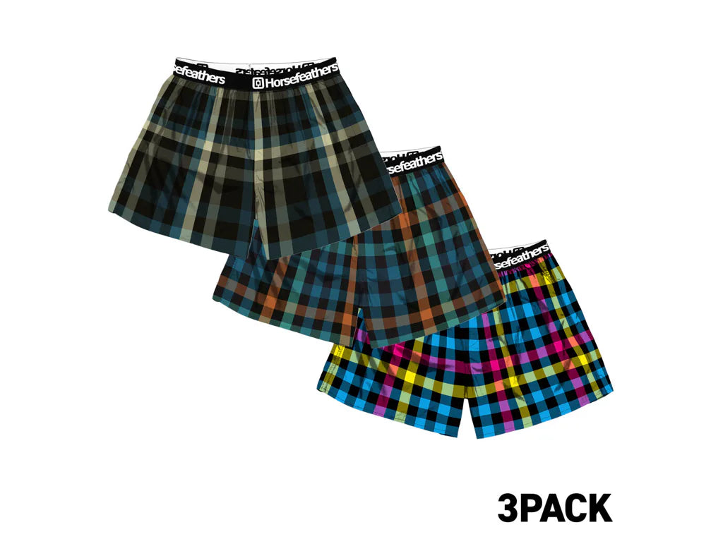 Horsefeathers Clay 3pack Boxer Shorts (bundle 5)