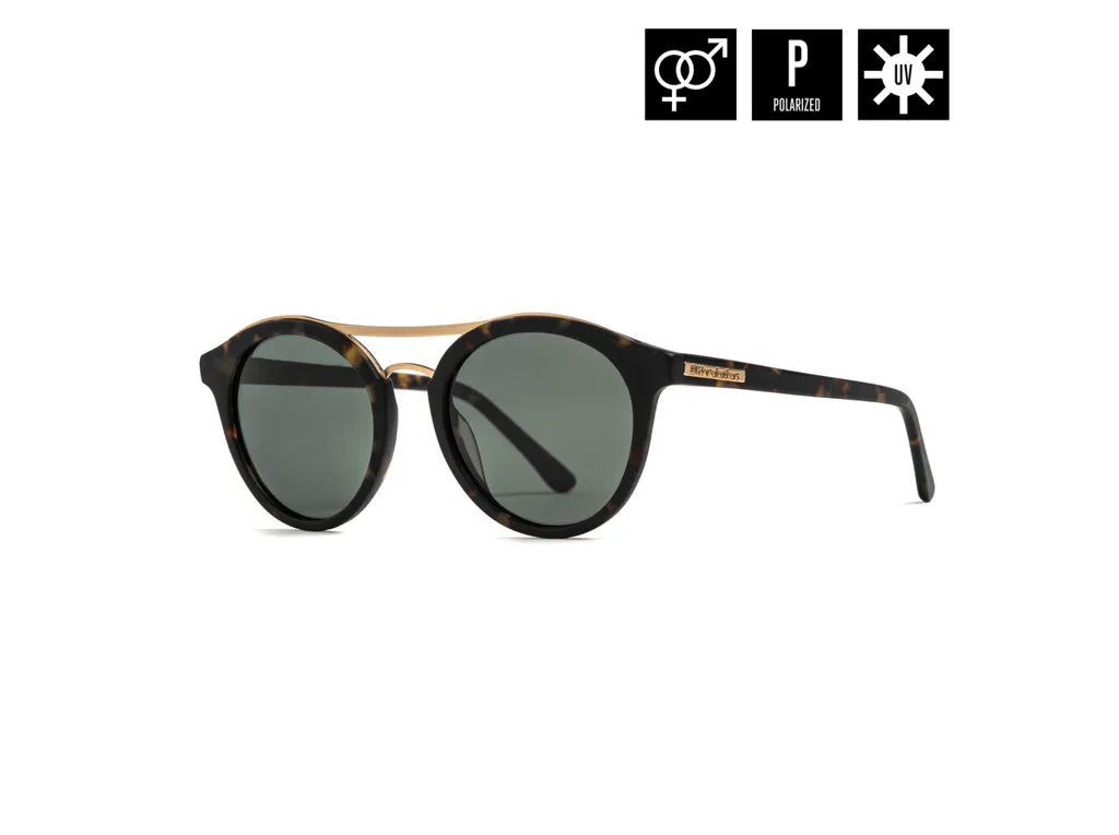 Horsefeathers Nomad Sunglasses (matt Havana/green)