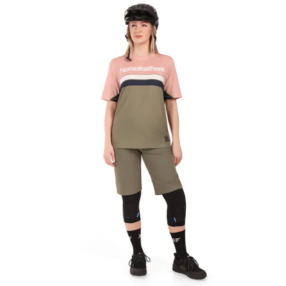 Horsefeathers W Quantum Bike Jersey (lotus/taupe)