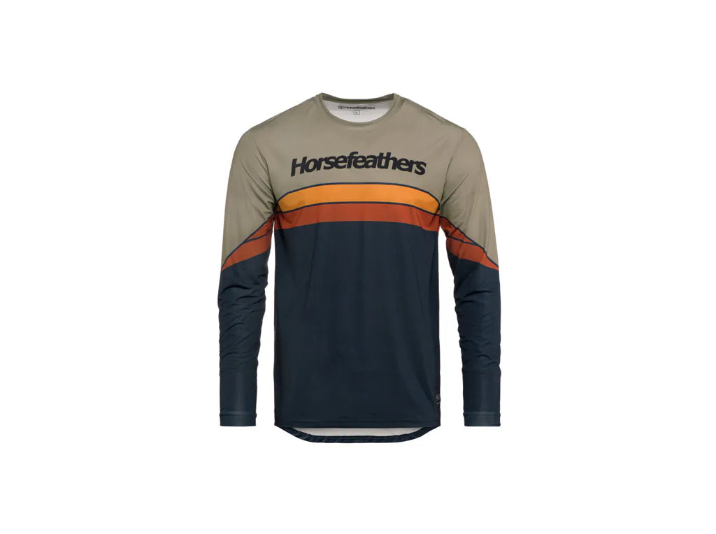 Велосипедна фланелка Horsefeathers Quantum Ls (индиго/сива)