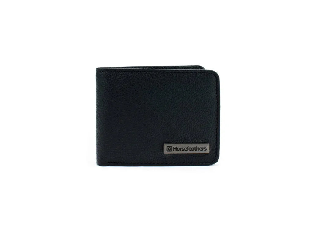 Cartera Brad de plumas de caballo (negro)