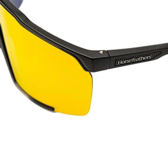 Horsefeathers Proton Bike Sunglasses (matt Black/mirror Red)