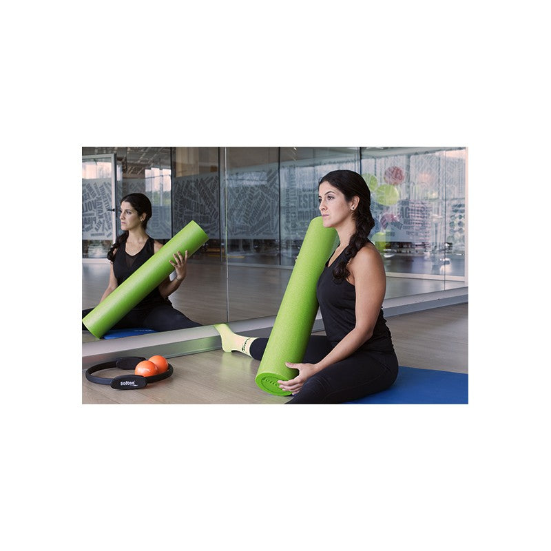 Pilates Roller Softee Azul/Amarillo
