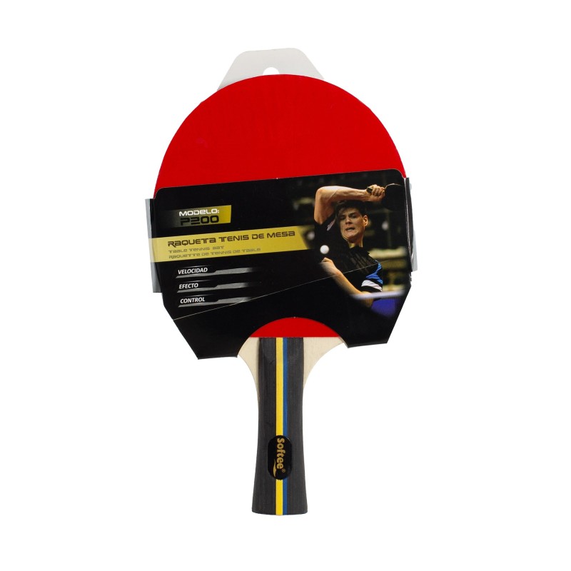 Ping Pong Racket Softee P200 Multicolor