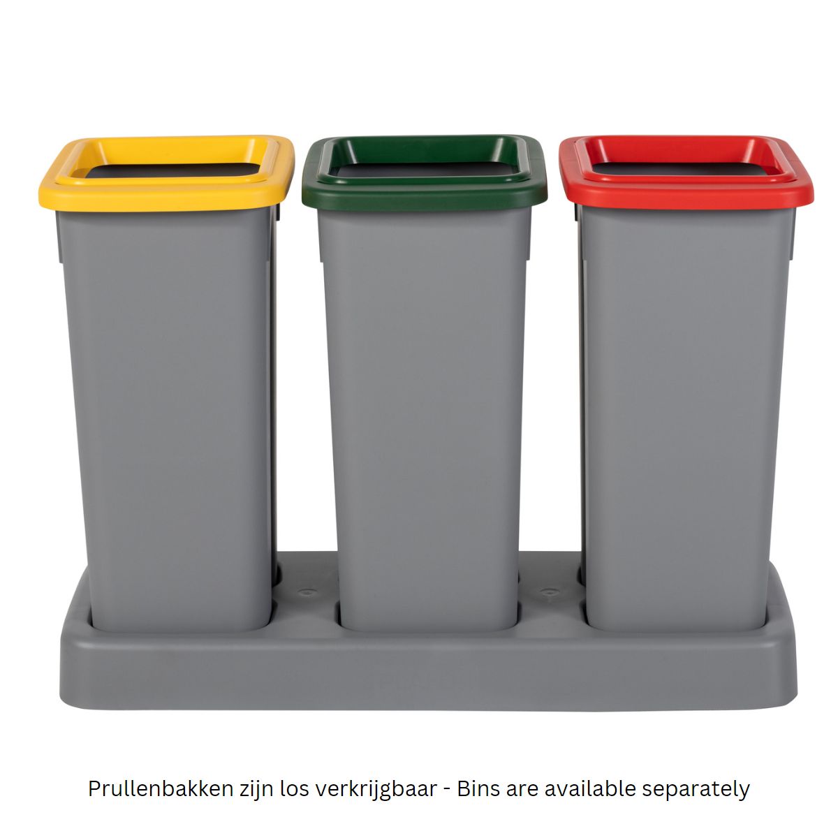 Plafor - Kunststoff-Sortierbehältersockel - 3x75l