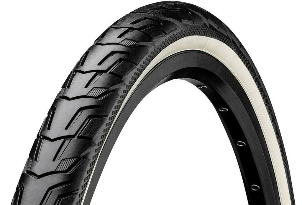 Neumático Continental Ride City Negro/crema Reflex Wire 700x47c
