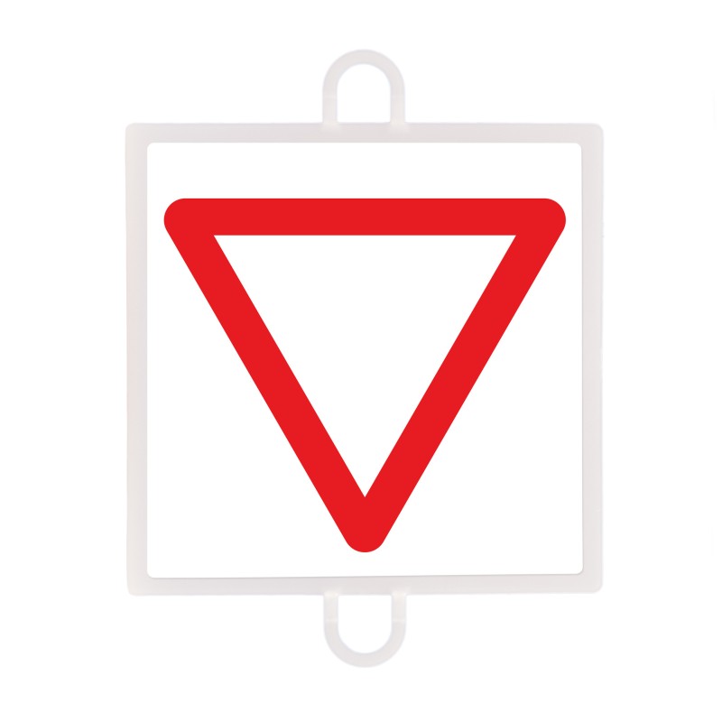 Prioritet Trafikskilt Panel nr. 2 (ydelse) Flerfarvet