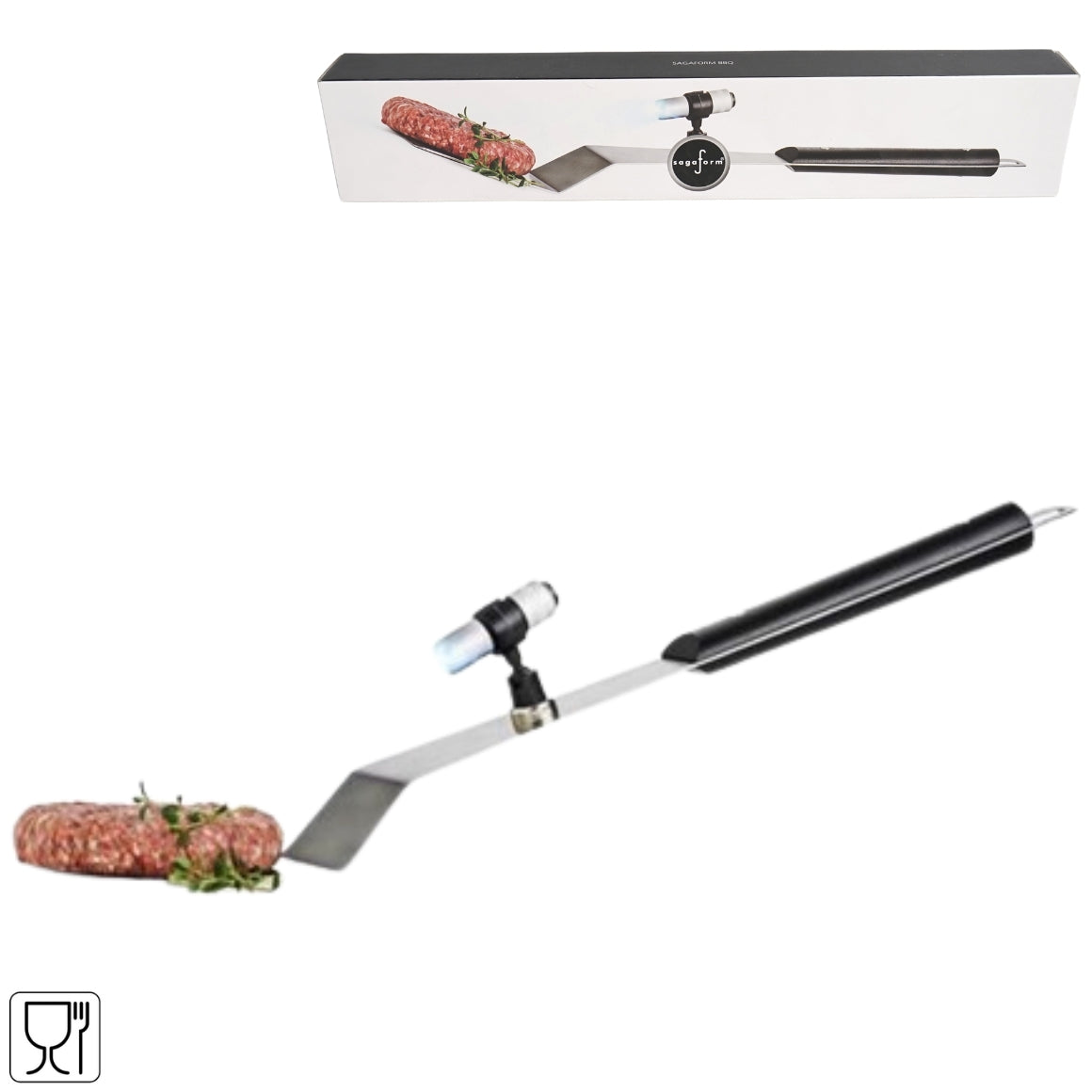 Sagaform Bbq Cutting Spade With Lamp 46 Cm