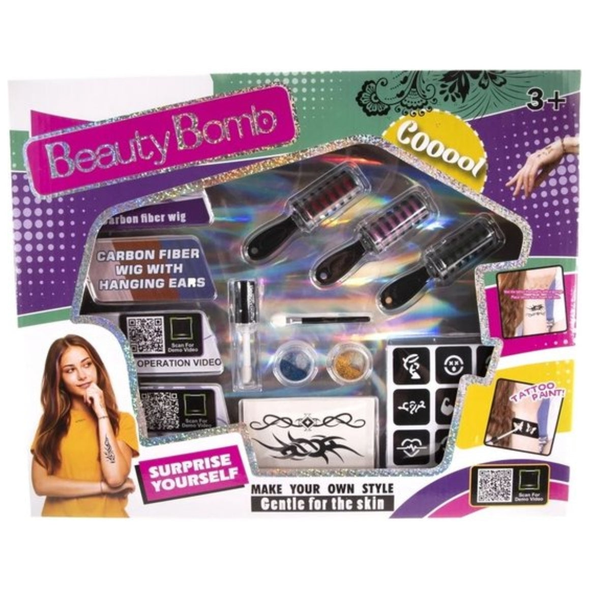 Beauty Bomb Tattoo And Paint Set