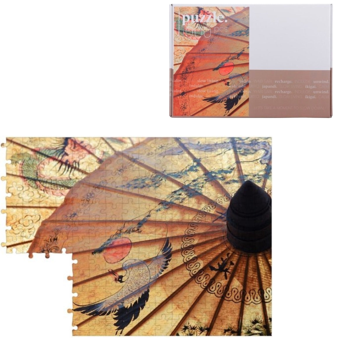 Senza Japandi Puzzle 50 X 70 Cm 1000 Pieces