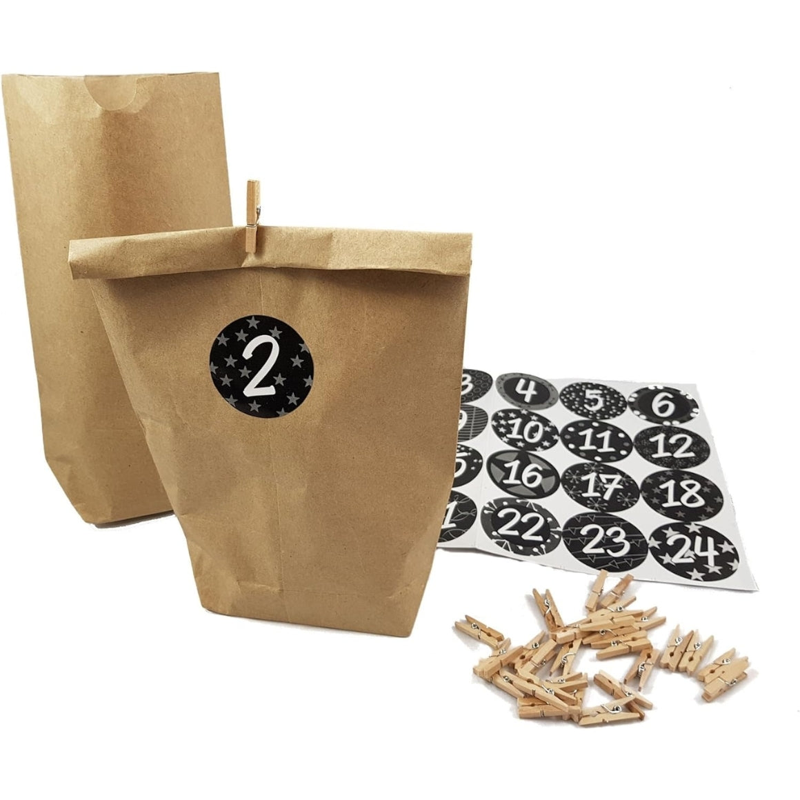 Diy Advent Calendar Gift Set Black 26 Cm