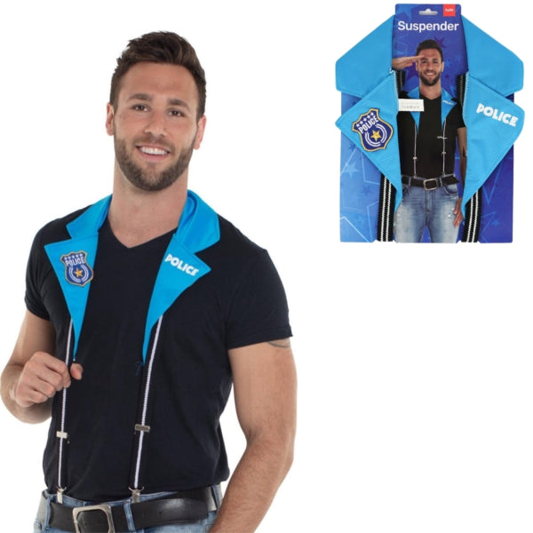 Policejní podvazky Folat Blue One Size