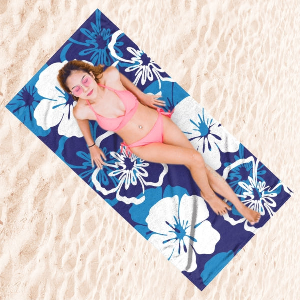 Ręcznik kąpielowy Ocean Hibiscus XL 75 x 150 cm