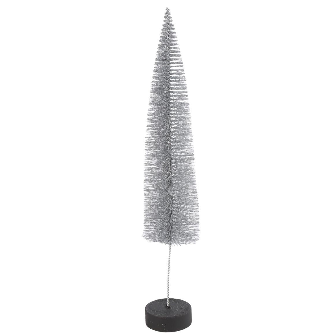 Countryfield Christmas Tree On Stand Glitter Silver-colored 40 Cm