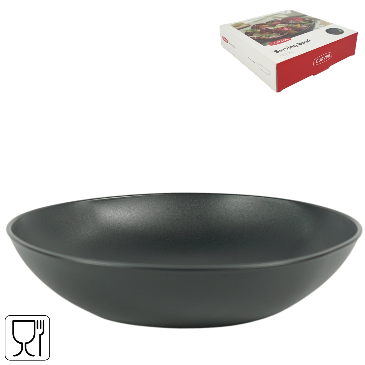 Curver Bowl Black 26 Cm
