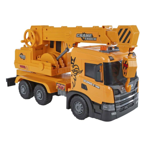 Кран Scania за 2 игри със светлина и звук 48 см