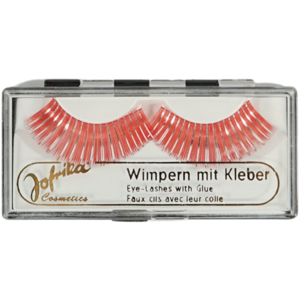 Jofrika Cosmetics műszempillák narancssárga/ezüst 9,5 cm B-osztályú