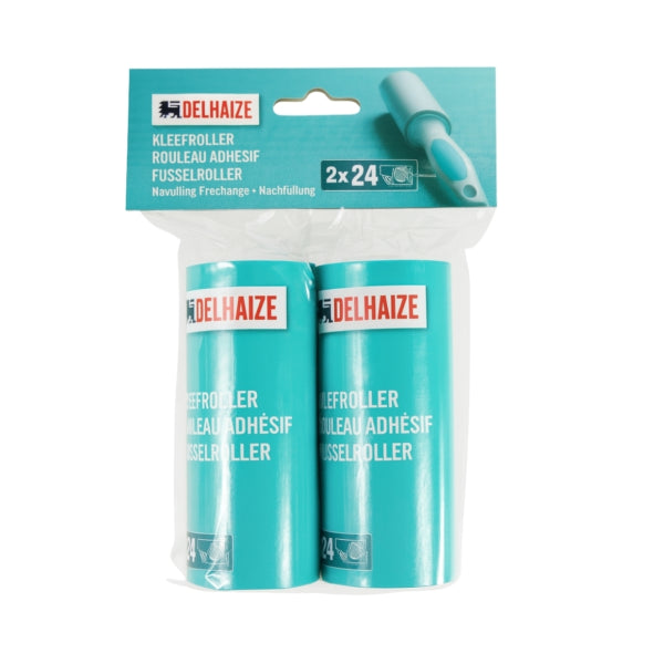 Delhaize Adhesive Roller Refill Set Of 2