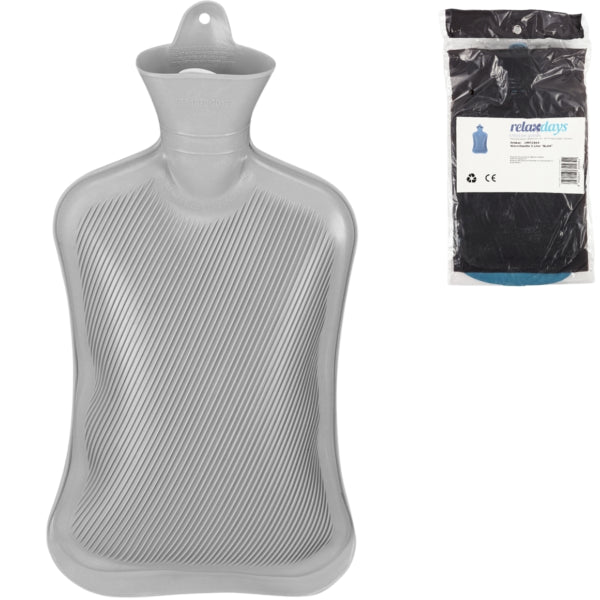 Relaxdays Hot Water Bottle Grey 2 L