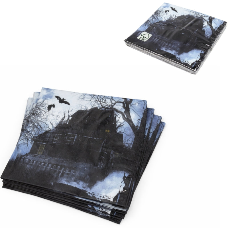 Amscan Halloween Napkins 33 X 33 Cm 16 Pieces