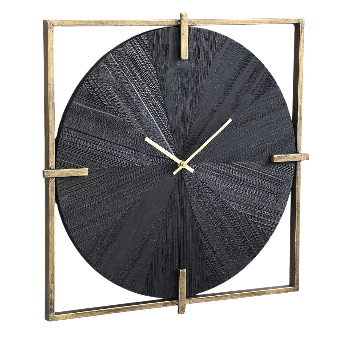 Ptmd Wall Clock Oxxo Gold-colored/black 53 Cm