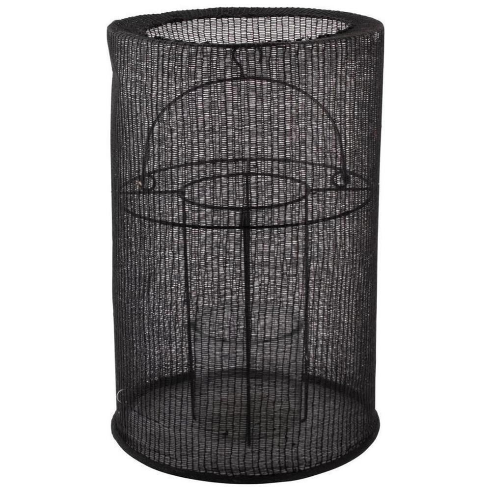 Gusta Lantern Cotton Black 46 Cm
