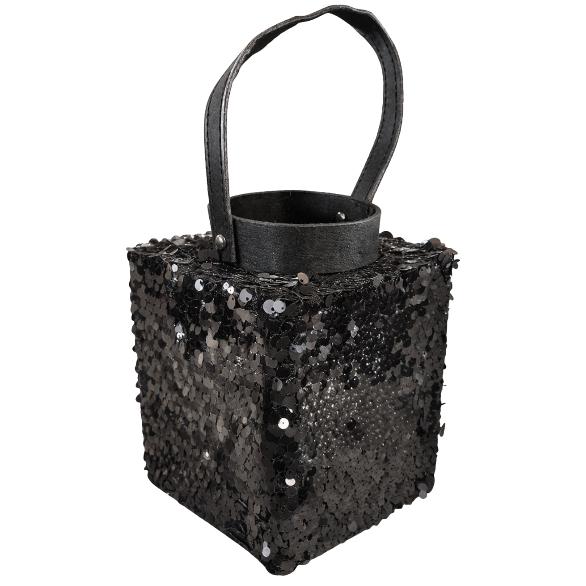 Lofty Glam Square Lantern Black 27 Cm