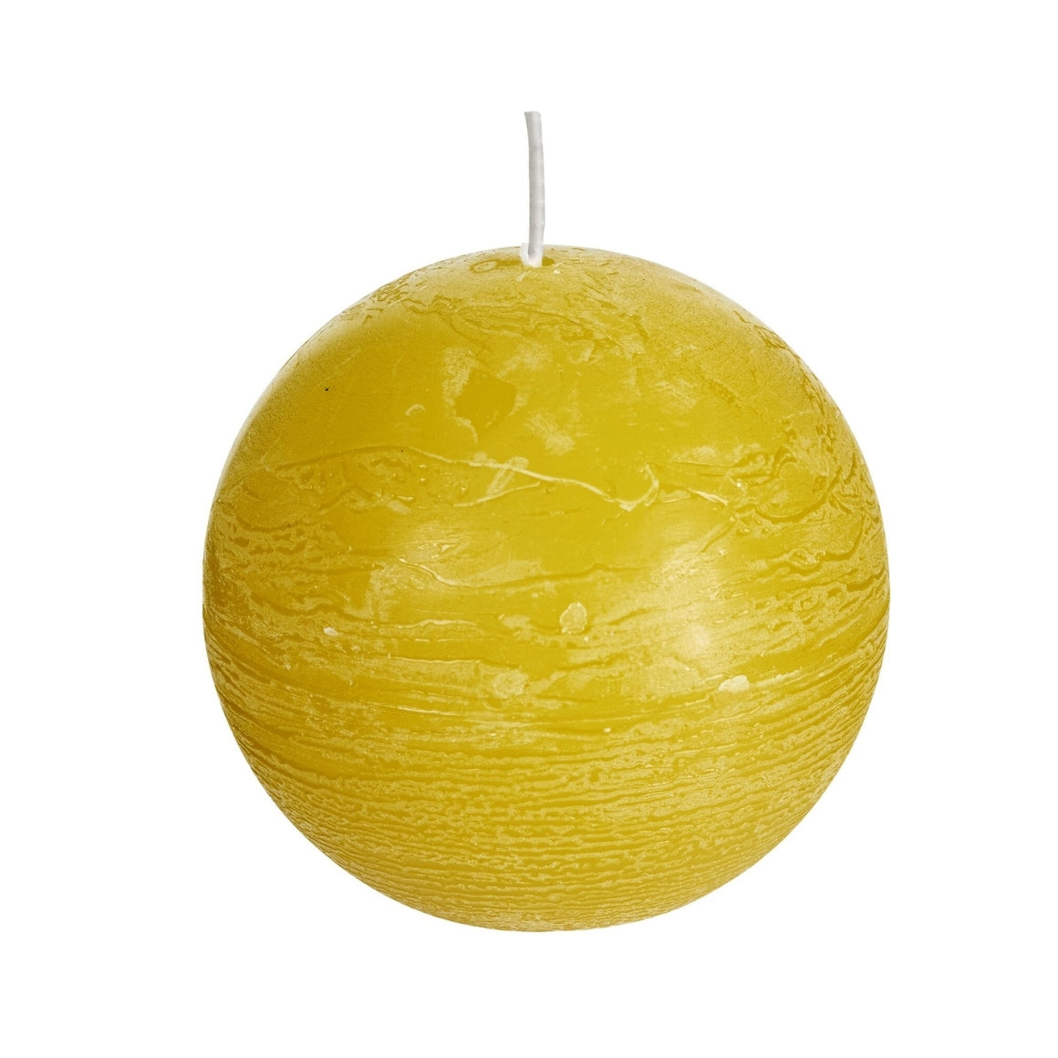 (r) Spaas Ball Candle Autumn Yellow 8 Cm