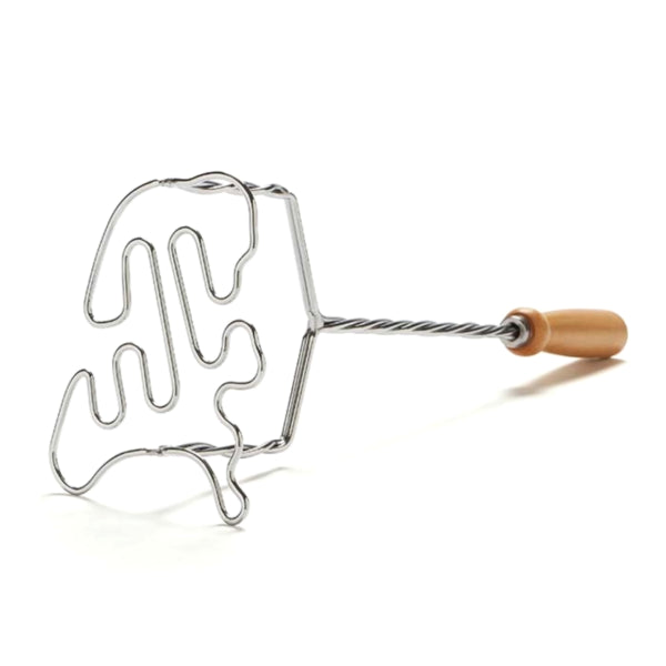 Stamppot Masher Pays-Bas Métal Avec Manche En Bois 37 Cm