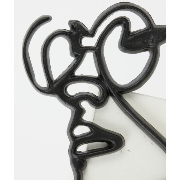 Light & Living Wall Decoration Face Black 35 Cm