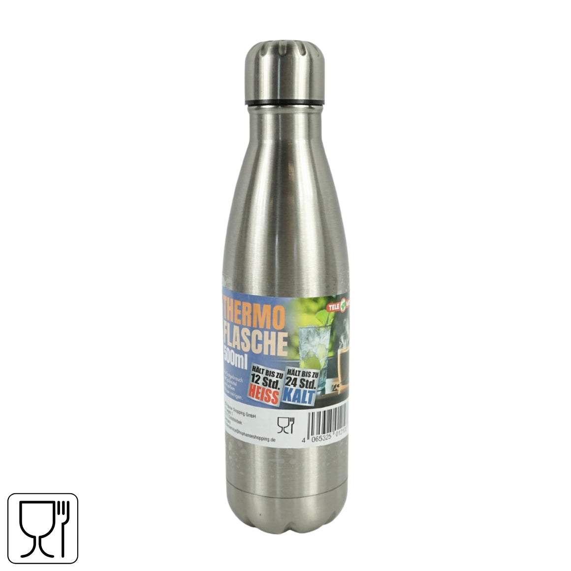 Telewelt Thermos Bottle Grey 500 Ml