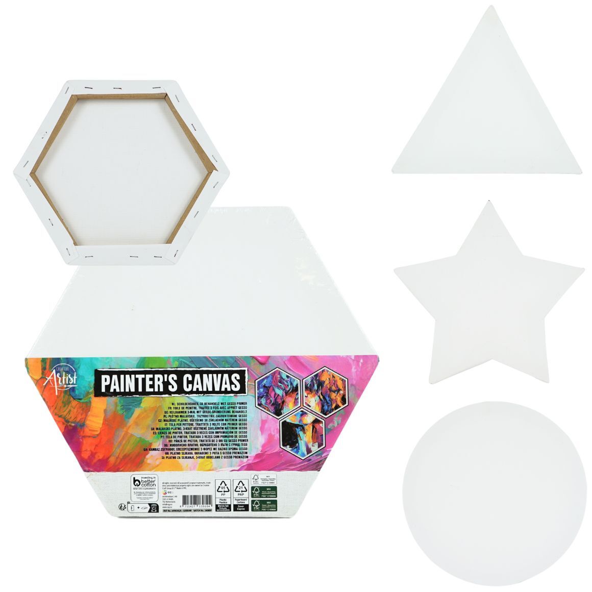 Creative Artist Canvas 30 Cm 4 Assorted B-grade