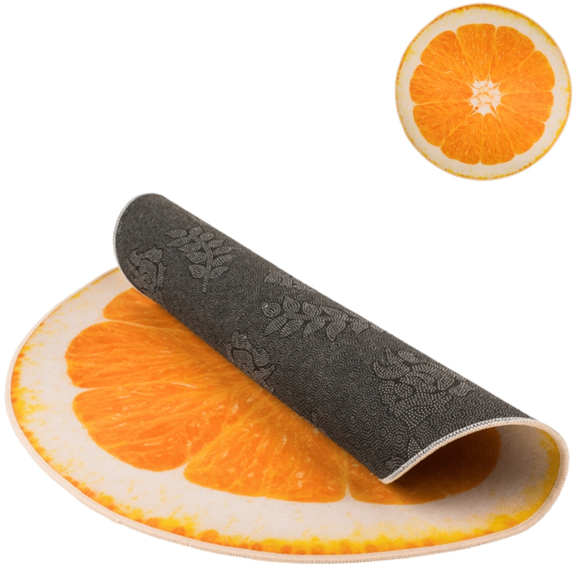 Out Of The Blue Rug Orange Around 80 Cm