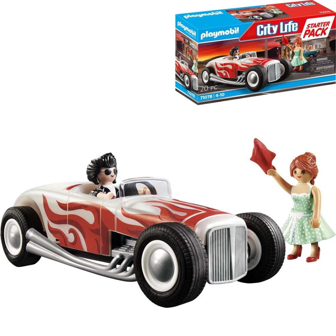 Playmobil City Life Hot-rod 20-piece