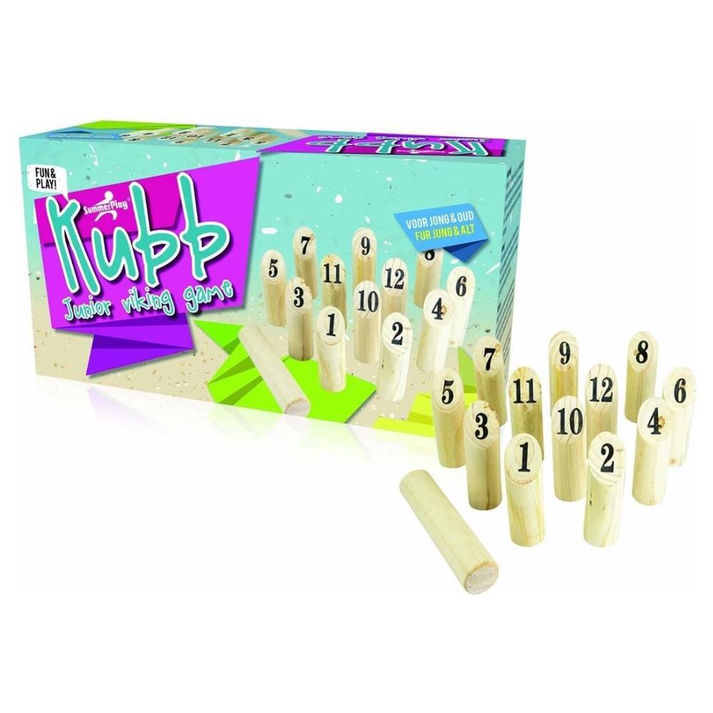 Kubb Game With Numbers 32 Cm