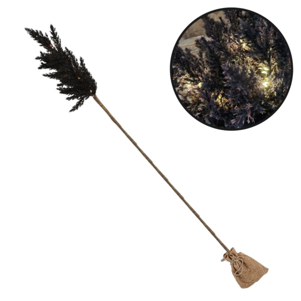 Countryfield Artificial Astilbe Branch Led Battery Operated Black 90 Cm