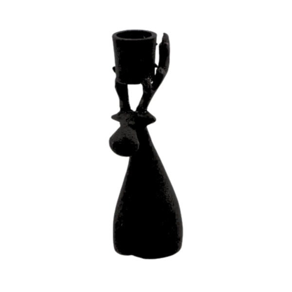 Dobra Candlestick Black 14 Cm